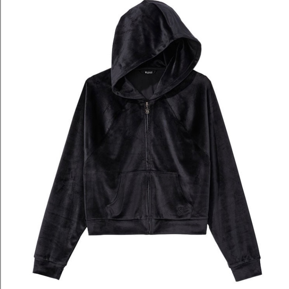 Velour Full Zip Hoodie Victoria secret